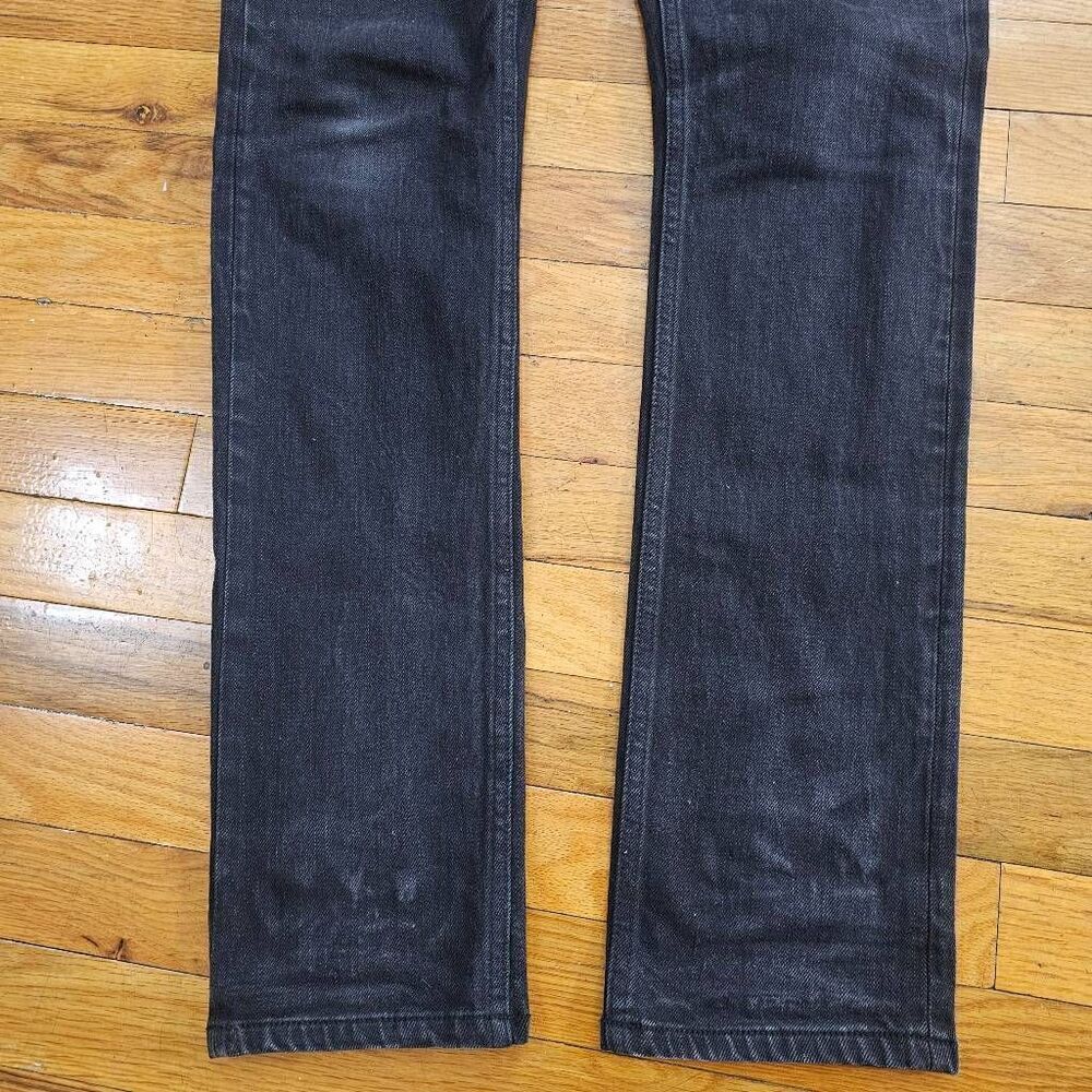 Han Kjobenhavn Mens Selvage Denim Jeans Black 30x31 - Picture 4 of 12